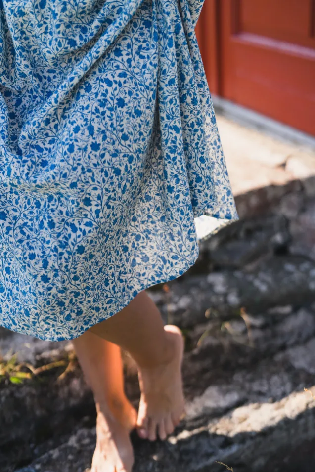 Astrid Midi Dress Q Harbor Flower