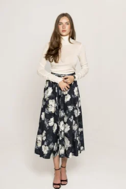 Astrid Skirt Blue Garden