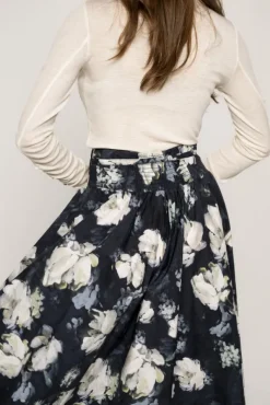 Astrid Skirt Blue Garden