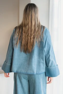 Atari Denim Shirt Chambray Blue