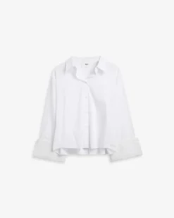 Atari Lace Shirt Bright White