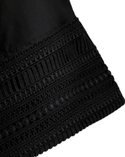 Atari Lace Shirt Ink Black