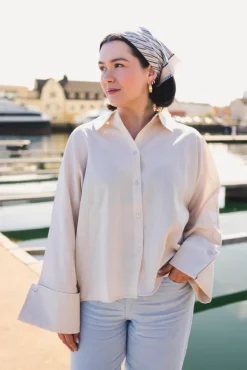 Atari Linen Shirt Raw Beige