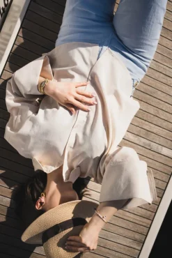 Atari Linen Shirt Raw Beige