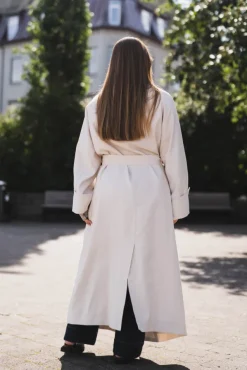 Atari Oversized Trenchcoat Dove White