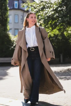 Atari Oversized Trenchcoat Khaki Brown