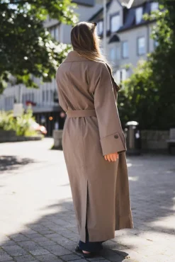 Atari Oversized Trenchcoat Khaki Brown