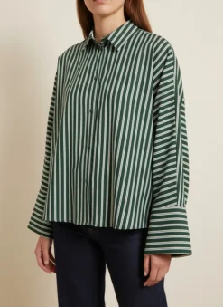 Atari Shirt Green Stripe