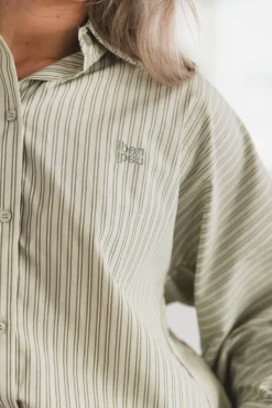 Atari Shirt Sage Stripe