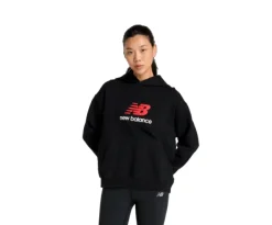 Athletics French Terry Logo Hoodie Black