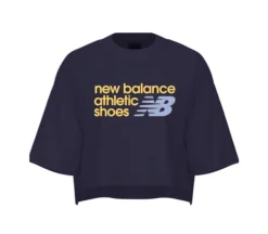 Athletics Premium Chest Logo Cropped T-Shirt Boysenberry