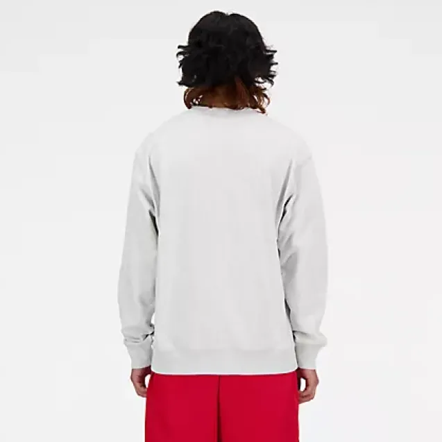 Athletics Premium Logo Crew Ash Heather