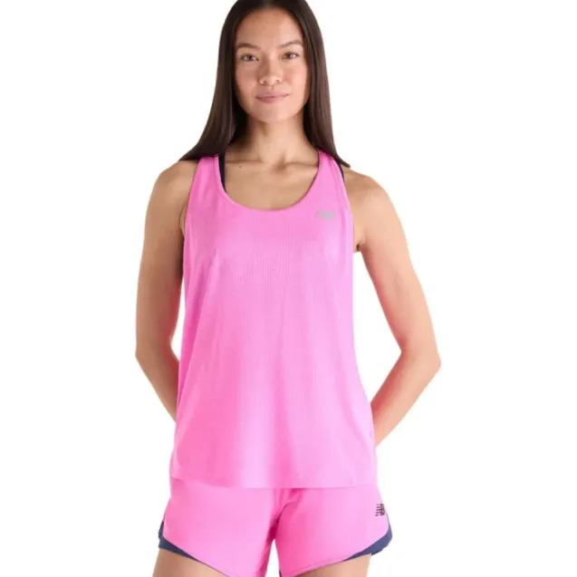 Athletics Tank Pink Heat Heather