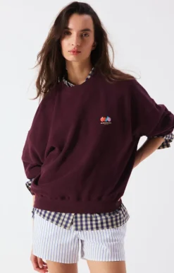 Atubay Sweatshirt Wine Lees