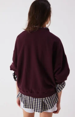 Atubay Sweatshirt Wine Lees