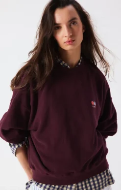 Atubay Sweatshirt Wine Lees
