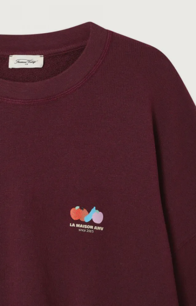 Atubay Sweatshirt Wine Lees