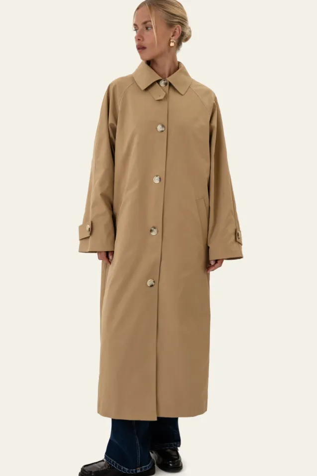 Avaic Trenchcoat Dark Beige