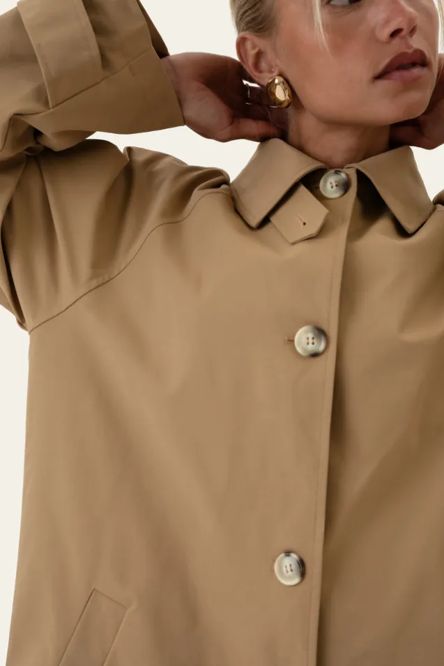 Avaic Trenchcoat Dark Beige