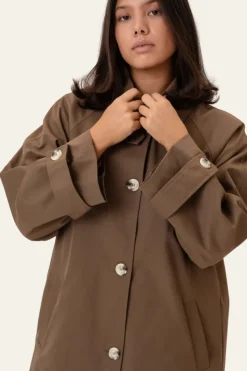 Avaic Trenchcoat Dark Brown