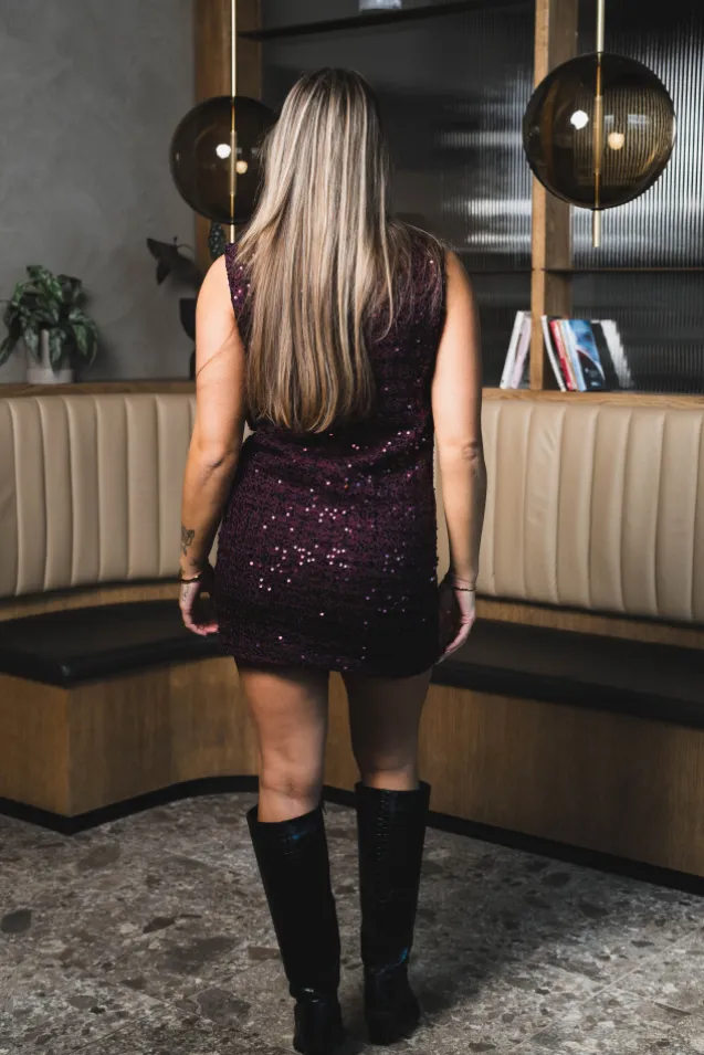 Avani Dress Burgundy
