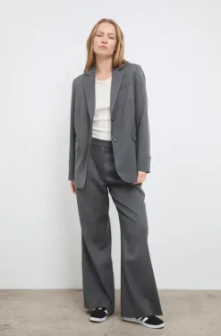 Ava Trouser Dark Grey