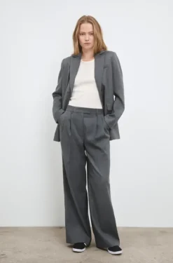 Ava Trouser Dark Grey