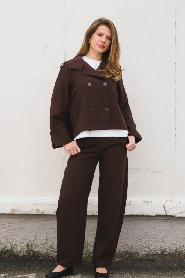 Avenue Trenchcoat Cocoa Brown