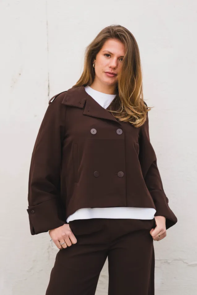 Avenue Trenchcoat Cocoa Brown