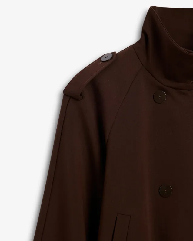 Avenue Trenchcoat Cocoa Brown
