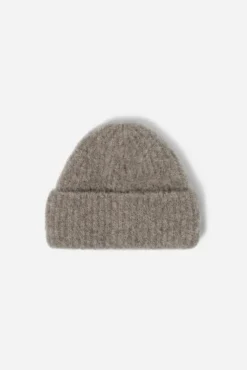 Ayla Beanie Taupe Melange