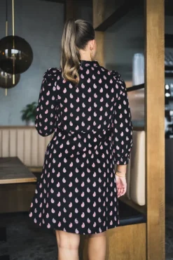 Baby Cord Collared Dress Vintage Paisley