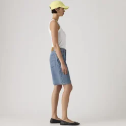Baggy Dad Shorts Indigo