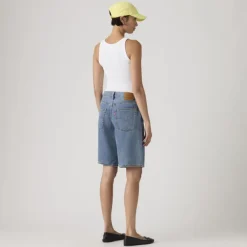 Baggy Dad Shorts Indigo