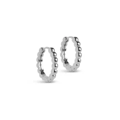 Ball Hoops Large Silver