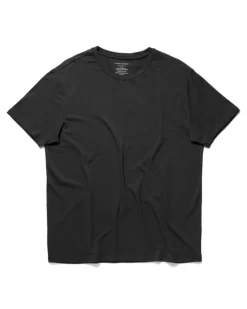Bamboo/Cotton Crew Tee Black