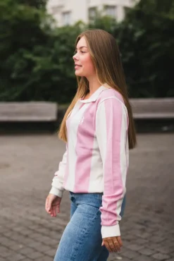 Basile Sportive Stripe Pink/Cream
