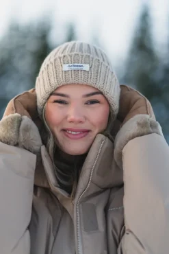 Beanie Logo Sand
