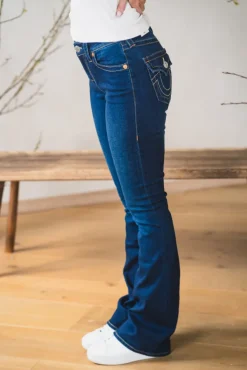 Becca Mid Rise Bootcut Flap Muddy Waters