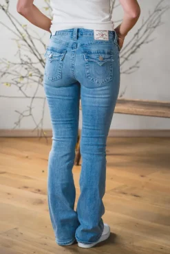 Becca Mid Rise Bootcut Flap Peak Spot