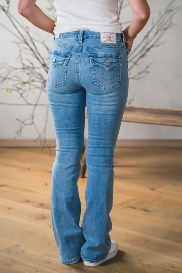 Becca Mid Rise Bootcut Flap Peak Spot