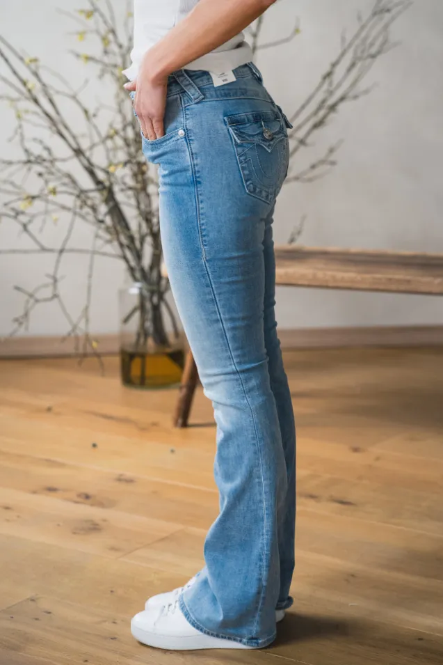 Becca Mid Rise Bootcut Flap Peak Spot