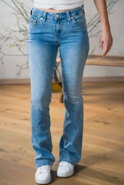Becca Mid Rise Bootcut Flap Peak Spot