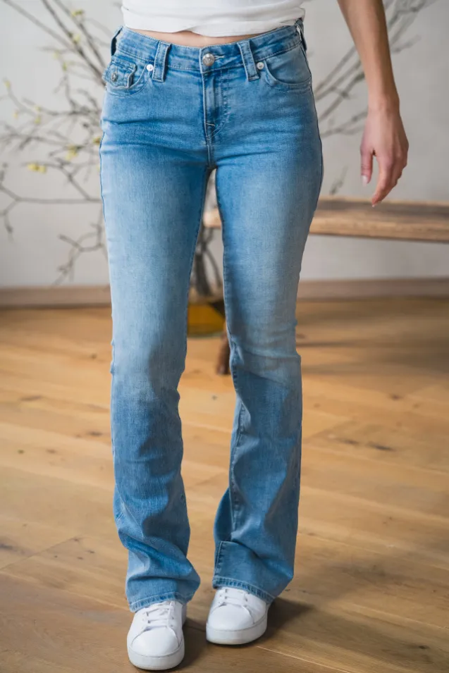 Becca Mid Rise Bootcut Flap Peak Spot