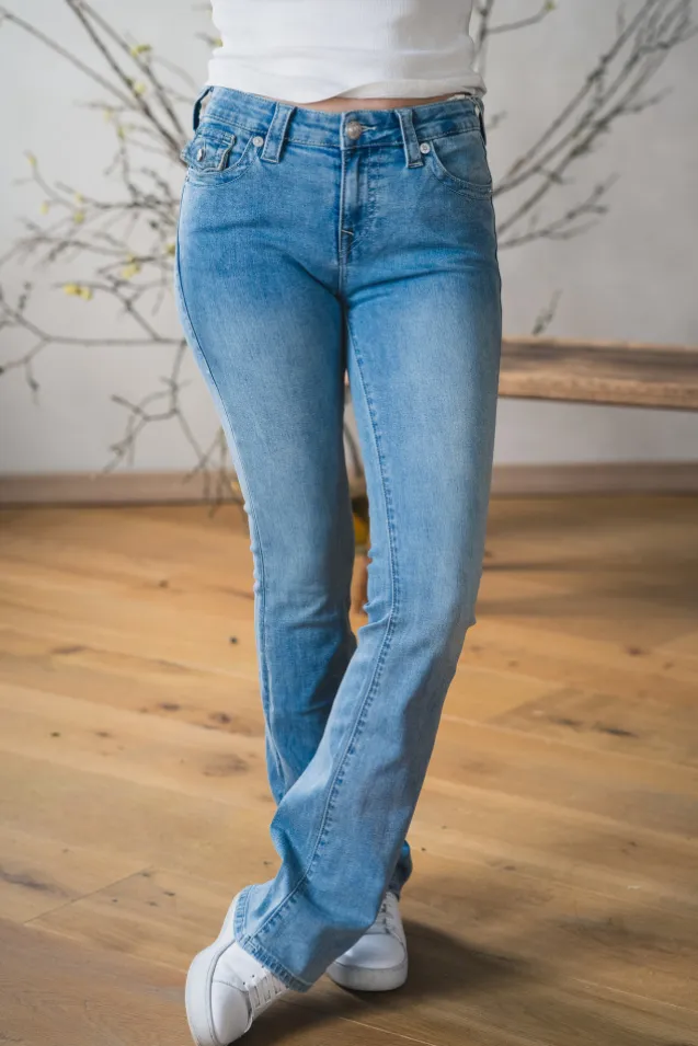 Becca Mid Rise Bootcut Flap Peak Spot