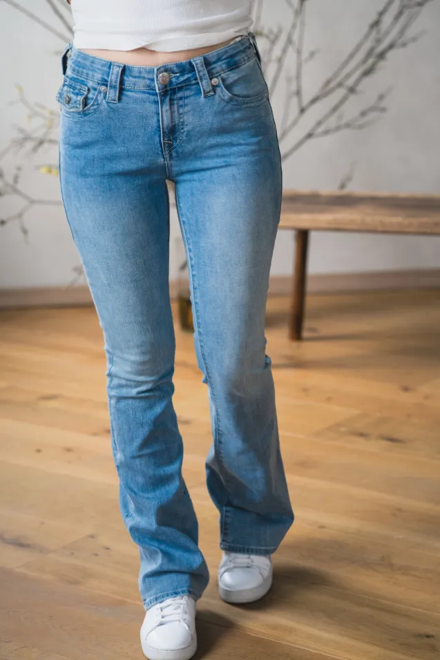Becca Mid Rise Bootcut Flap Peak Spot