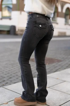 Becca MR Bootcut Flap Charcoal
