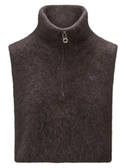 Belinda Chunky High Neck Dark Brown