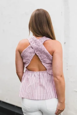 Belladonna Top Stripe Lolly Stripe