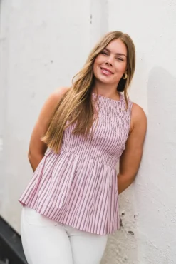 Belladonna Top Stripe Lolly Stripe
